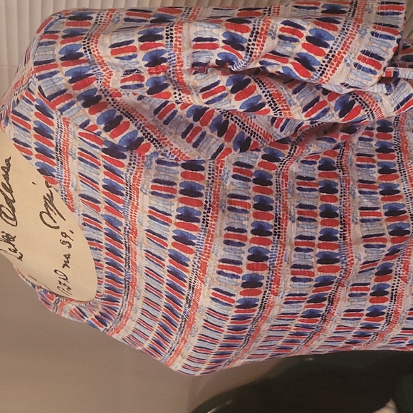 Rafaella Short Sleeve Shirt with ties on sleeve, Large - Picture 5 of 9